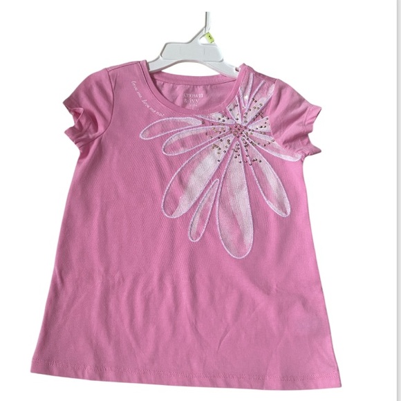 crown & ivy Other - Crown & Ivy Graphic Floral Sleeveless top with sequins NWT size 4